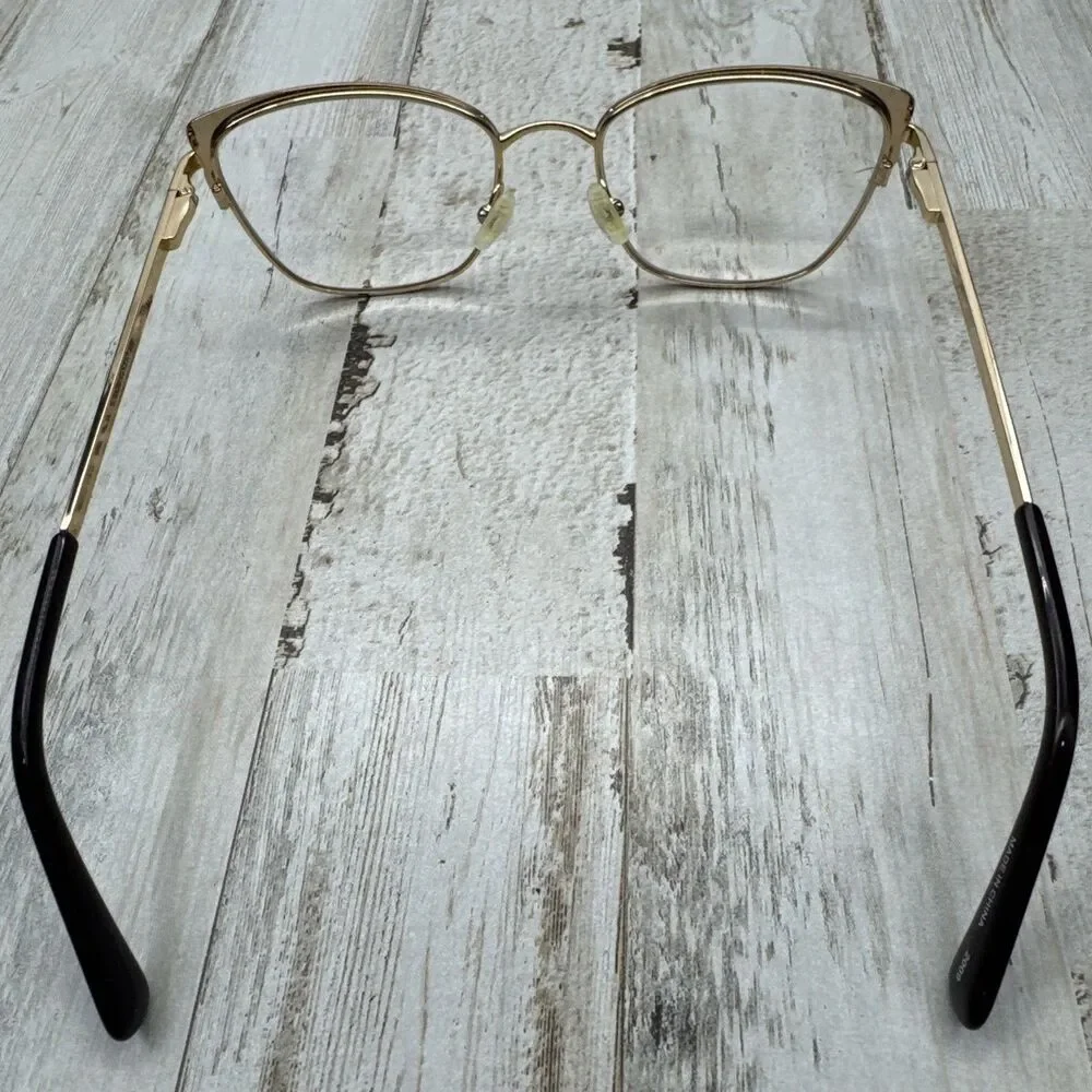 LONGCHAMP LO2108 602 WINE GOLD AUTHENTIC EYEGLASS FRAMES CAT EYE 51-18-140 CASE
